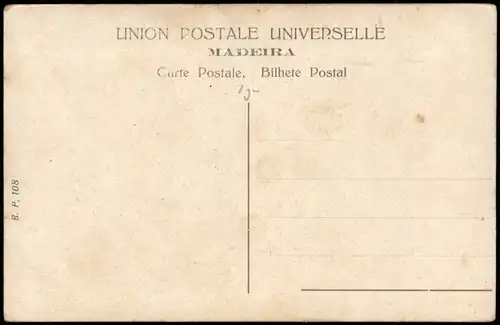 Postcard Funchal Partie an der Stadt - Madeira 1909