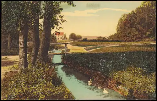Ansichtskarte  Stimmungsbild: Ort Landschaft 1913
