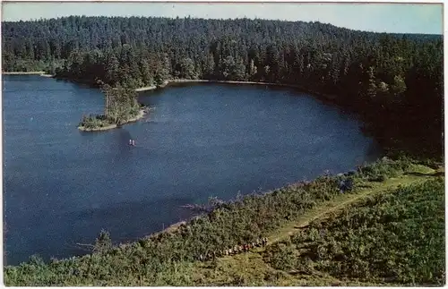 Postcard Narochansky National Park Glubelka See Глубля Herzsee 1970