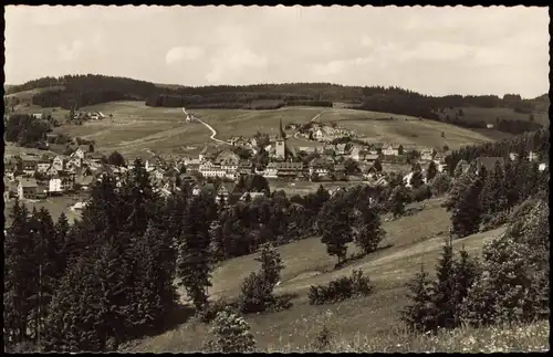 Ansichtskarte Schonach (Schwarzwald) Panorama-Ansicht 1962