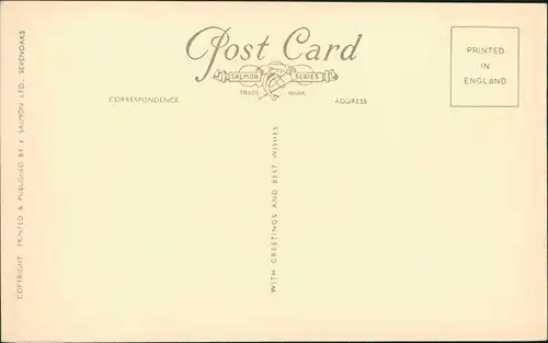 Postcard Cirencester DYER STREET AND BINGHAM LIBRARY 1930