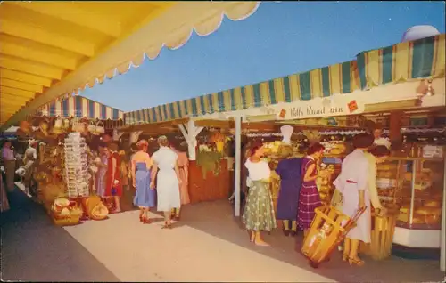 Los Angeles Los Angeles FARMER'S MARKET, Markt-Szene, Leute beim Shoppen 1960
