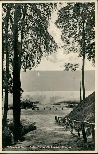 Timmendorfer Strand Ostseebad Timmendorferstrand Blick aus der Kammer 1933