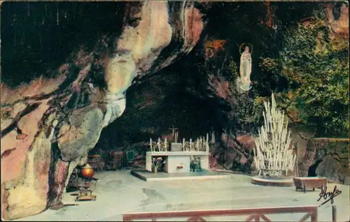 CPA Lourdes Lorda La Grotte Miraculeuse 1970