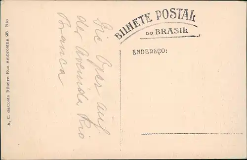 Postcard Rio de Janeiro THEATRO MUNICIPAL Theatro (Theater) 1910