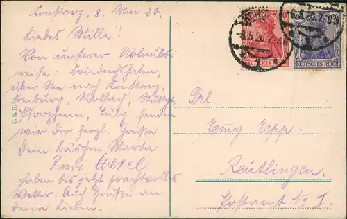 Ansichtskarte Konstanz Leuchtturm, ausfahrendes Bodensse Schiff Dampfer 1920