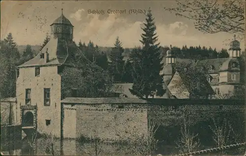 Ansichtskarte Friesenhagen Schloss Crottorf 1920