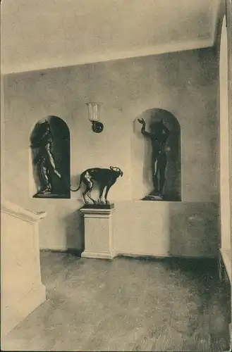 Ansichtskarte Weimar Goethe-Haus Innenansicht Treppenflur 1914