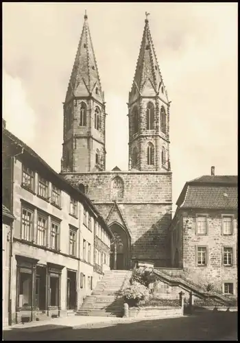 Ansichtskarte Heilbad Heiligenstadt Marienkirche Westfassade 1974
