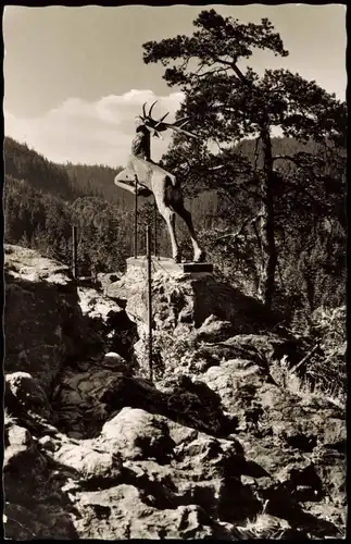 Hirschsprung-Breitnau Hirschensprung über dem Höllental im Frankenwald 1957