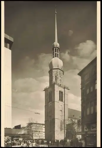 Ansichtskarte Dortmund St. Reinoldi-Kirche (Außenansicht) 1950