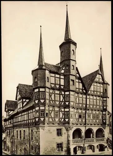 Ansichtskarte Duderstadt Rathaus 1950
