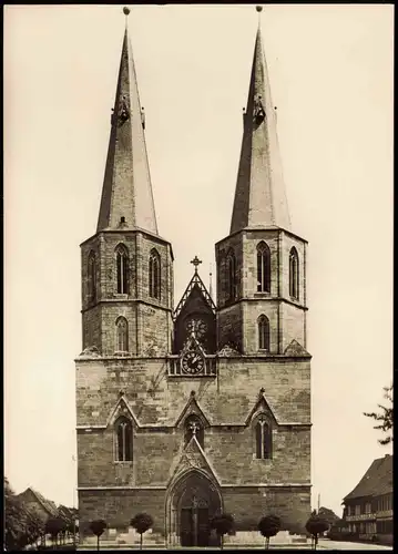 Ansichtskarte Duderstadt Oberkirche St. Cyriakus-Kirche 1950