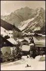 Kleinwalsertal-Mittelberg Vorarlberg Stadtpartie  Winter Pension zum Adler 1972