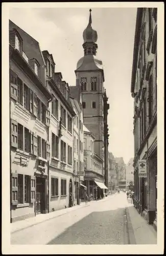 Ansichtskarte Bonn Bonngasse 1956  gel. Stempel Katholikentag