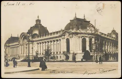 CPA Paris Petit Palais 1904