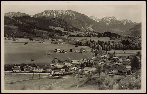 Ansichtskarte Siegsdorf Stadtpartie 1956