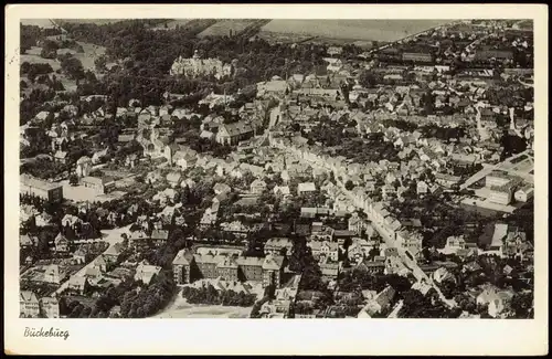 Ansichtskarte Bückeburg Luftbild 1954