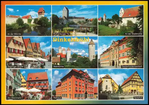 Ansichtskarte Dinkelsbühl Stadtteilansichten 1999