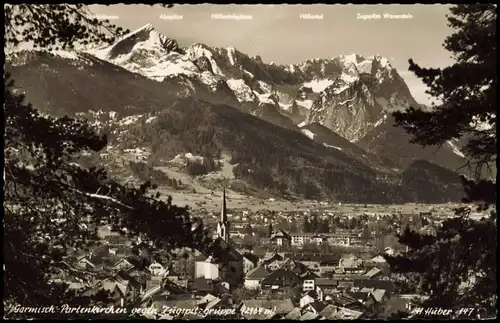 Garmisch-Partenkirchen Partenkirchen Zugspitzgruppe 1962