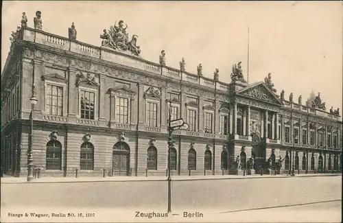 Ansichtskarte Berlin Zeughaus (Gebäude-Ansicht) 1910