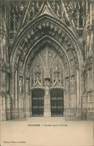 CPA Vendôme Portail de la Trinité (Kirche Dom Church Eglise) 1910