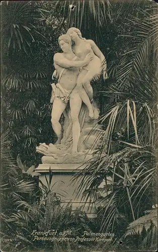 Frankfurt am Main Palmengarten Perseusgruppe von Professor Kampert 1908