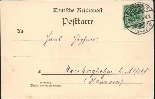 Ansichtskarte Rübeland Panorama-Ansicht 1898