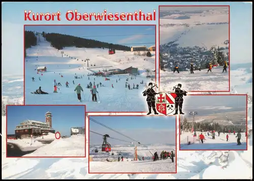 Ansichtskarte Oberwiesenthal Mehrbildkarte mit Umland-Ansichten 2015