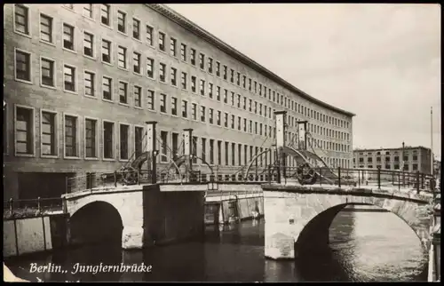 Ansichtskarte Mitte-Berlin Jungfernbrücke 1956
