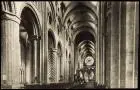 Postcard Durham Cathedral - Innen 1954
