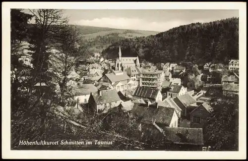 Ansichtskarte Schmitten (Hochtaunus) Panorama-Ansicht 1955