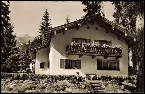 Ansichtskarte Bayrischzell Landhaus Stroh 1961