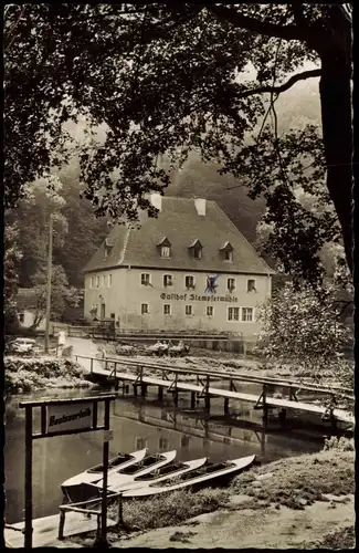 Ansichtskarte Gößweinstein Stempfermühle 1958  gel. Landpoststempel