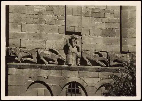 Hirsau-Calw S. PETER UND PAUL Nordwestturm Fries an der Westseite 1930