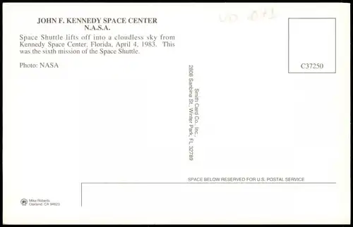 Orsino JOHN F. KENNEDY SPACE CENTER Space Shuttle N.A.S.A. USA 1983