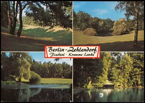 Schlachtensee-Berlin Fischtal Krumme Lanke Berlin-Zehlendorf  1980