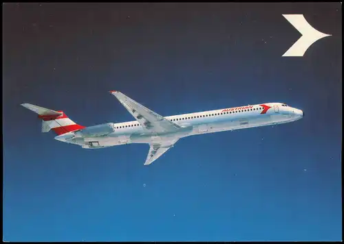 Flugzeug Airplane Avion AUSTRIAN AIRLINES Douglas DC 9 Super 80 1980