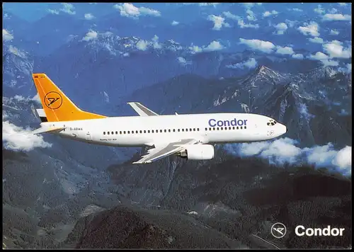 Ansichtskarte  Condor Boeing 737-300 Flugwesen - Flugzeuge 1999