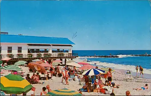 New Jersey (State) Allgemein OCEAN GROVE, N. J. Showing Homestead Restaurant and Beach 1970