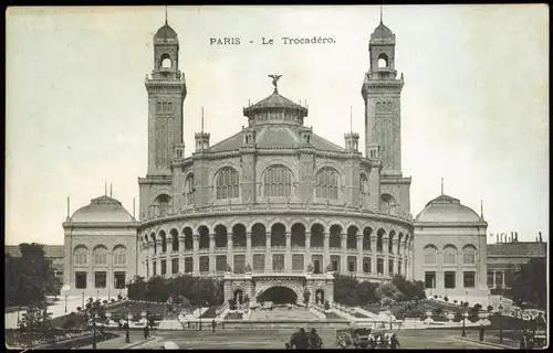 CPA Paris Le Trocadéro (Gebäude-Ansicht) 1910