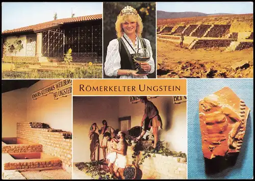 Ungstein-Bad Dürkheim Römerkelter Ungstein mit Weinkönigin MB 1987