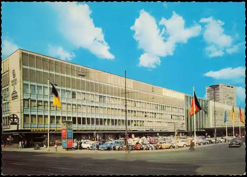 Ansichtskarte München Hauptbahnhof - Parkplatz 1982