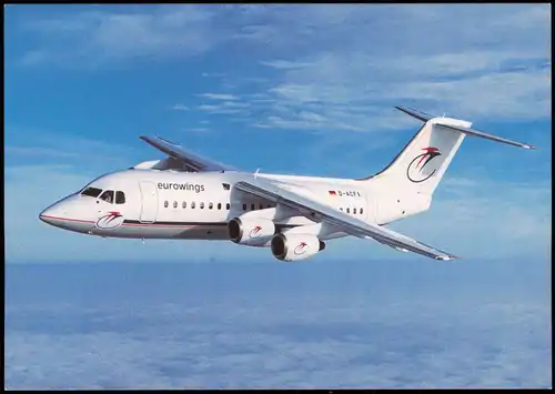Ansichtskarte  Flugzeug Airplane Avion eurowings BAe 146 1992