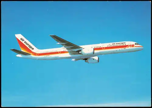 Ansichtskarte  Flugzeug Airplane Avion NFD Luftverkehrs AG Boeing 757-200 1994