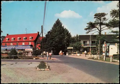 Postcard Marielyst Falster Straßenpartie 1972