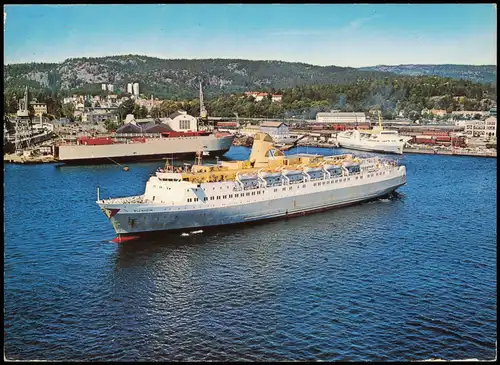 Kristiansand S Christianssand Hafen Scchiff Skagerak-expressen. 1975