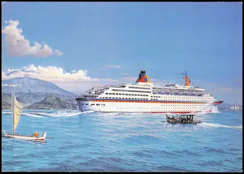 Schiffe Schifffahrt - Hochsee Südsee Die neue Europa Hapag Lloyd 1998