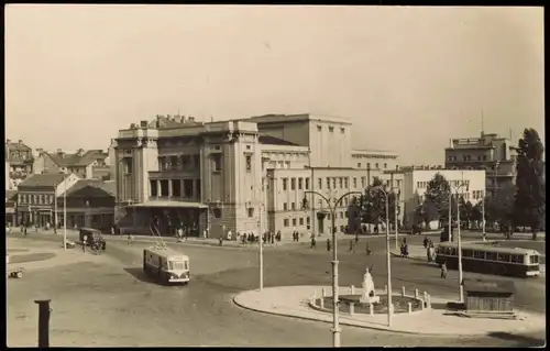Belgrad Beograd (Београд) Трг Републик Народно позориште 1940