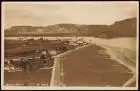 Postcard Santos Stadt und Strandpartie 1929